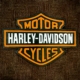 Harley Davison Sign.