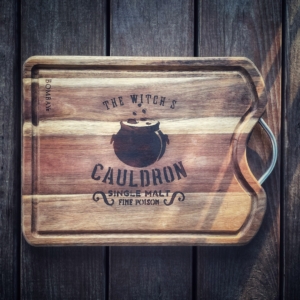 The Witch’s Cauldron Cutting Board.