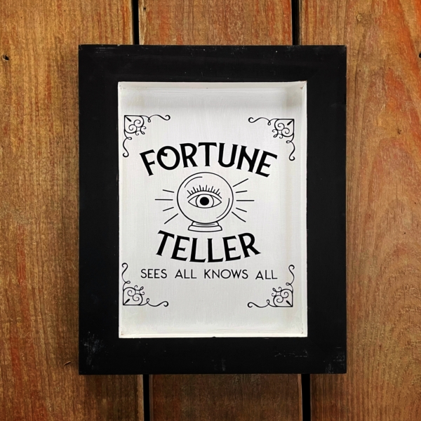 Fortune Teller Framed Art.